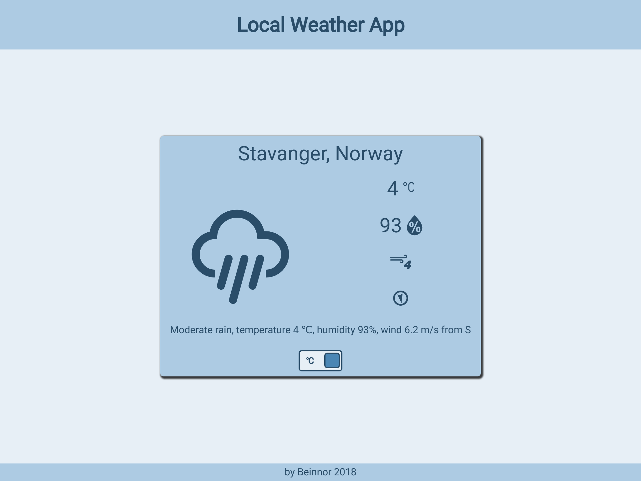 Local Weather App