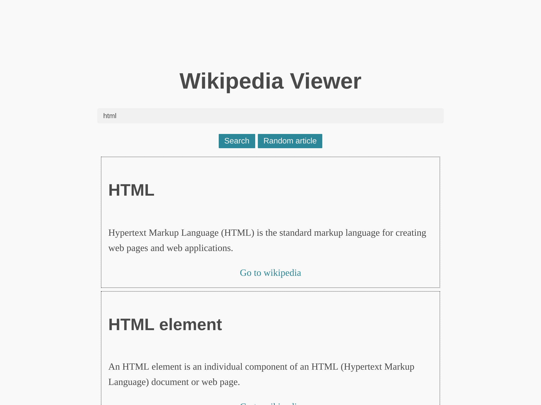 Wikipedia Viewer